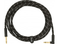 Fender Deluxe Series Straight/Angle Black Tweed 3m Fender Deluxe Series Straight/Angle Black Tweed 3m